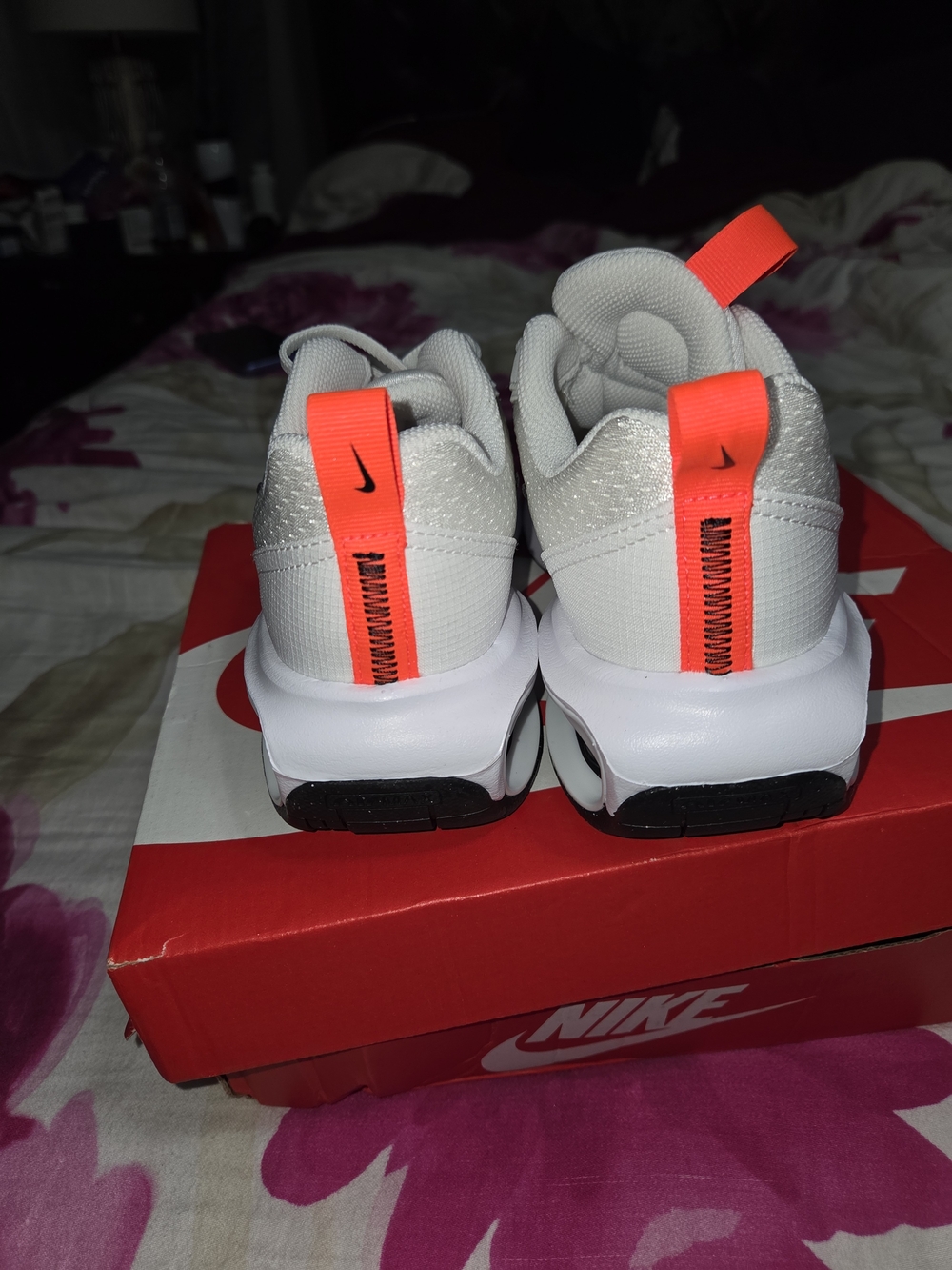 Nike Red Box with White Swoosh and Black Label Accents - Picture 3 of 5